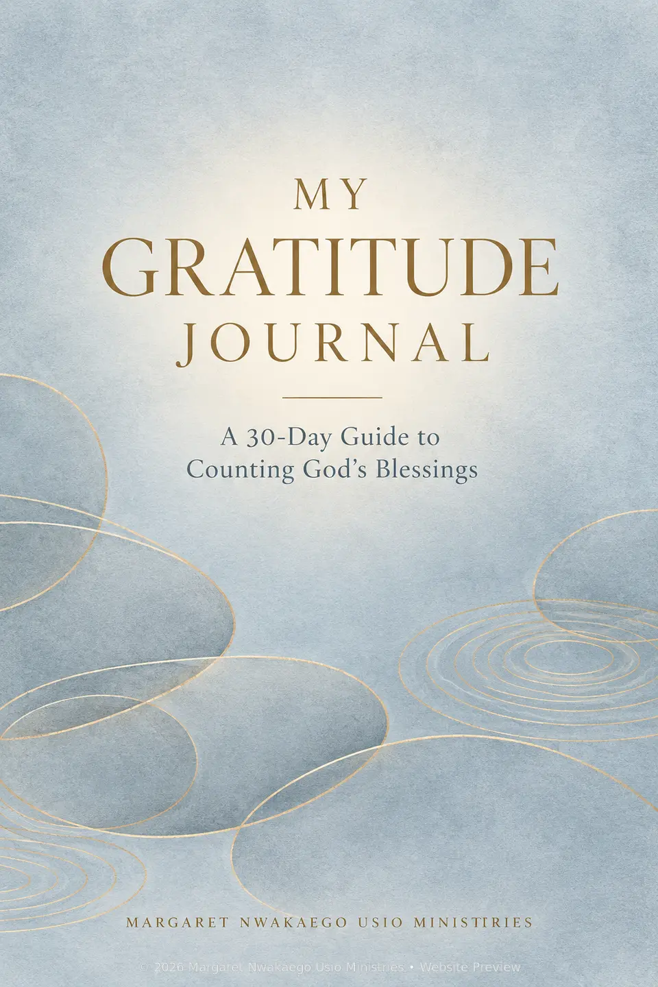 My Gratitude Journal front cover